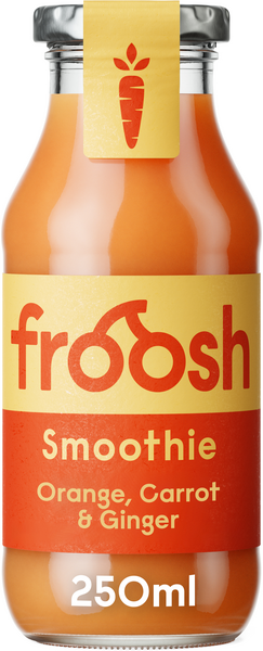 Froosh smoothie 250ml appelsiini-porkkana-inkivivääri — HoReCa-tukku Kespro