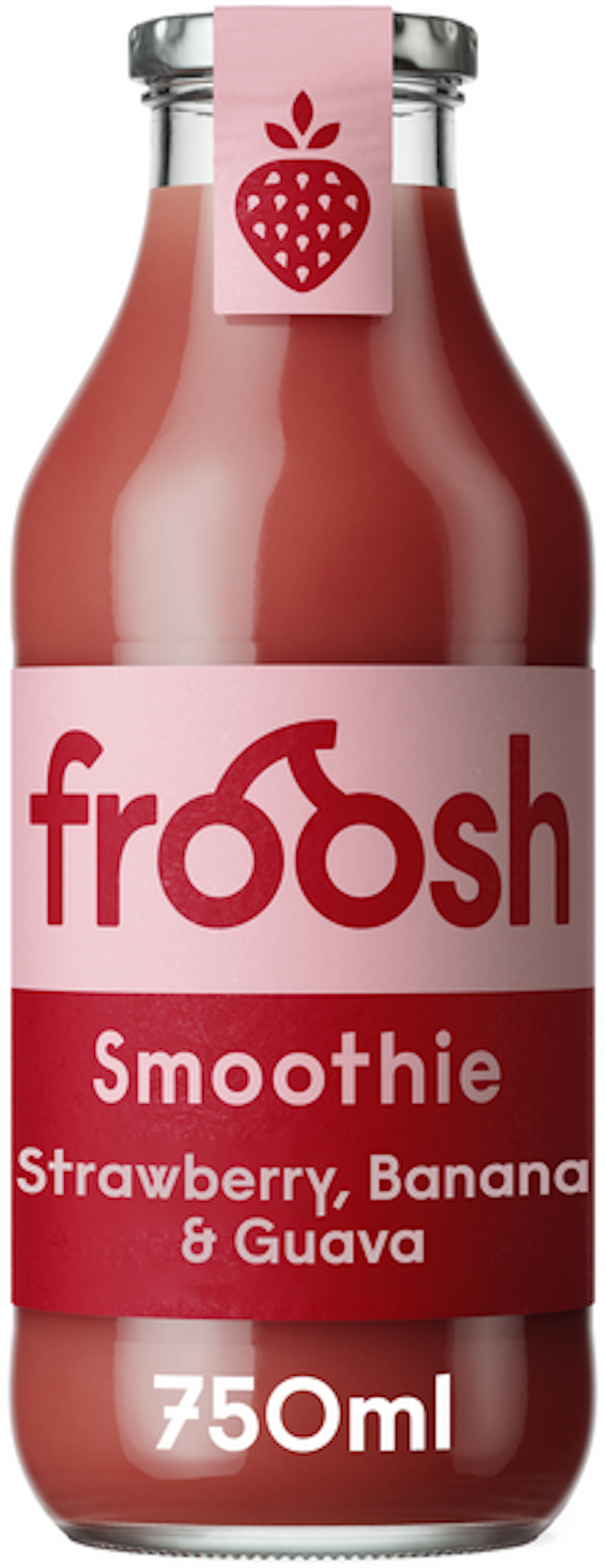 Froosh smoothie 750ml mansikka-banaani-guava — HoReCa-tukku Kespro