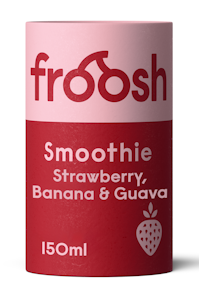 Froosh Shorty Mansikka, Banaani & Guava smoothie 150ml