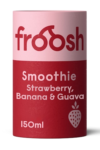 Froosh Shorty Mansikka, Banaani & Guava smoothie 150ml