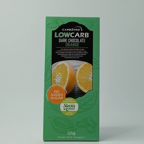 LOWCARB Tumma suklaa Appelsiini 125g