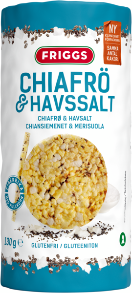 Friggs Gluteeniton Maissikakku Chiansiemenet & merisuola 130g QPA