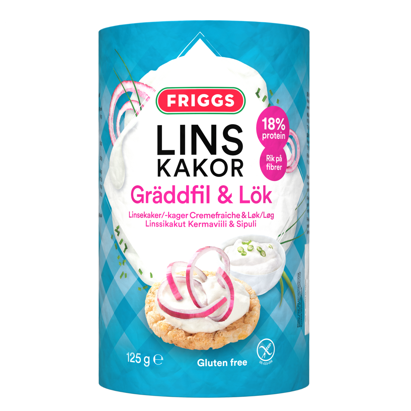 Friggs linssikakku 125g kermaviili-sipuli