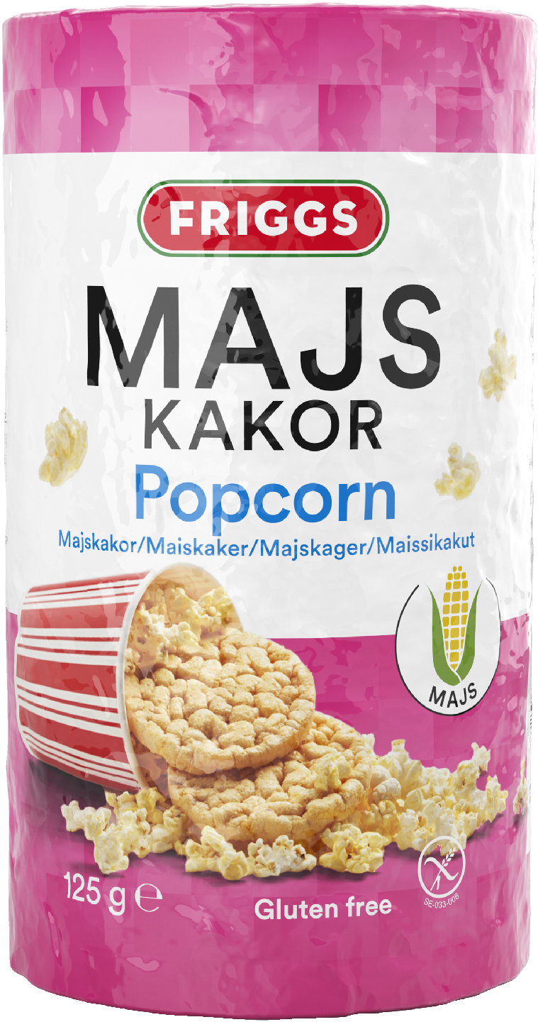 Friggs maissikakku 125g popcorn