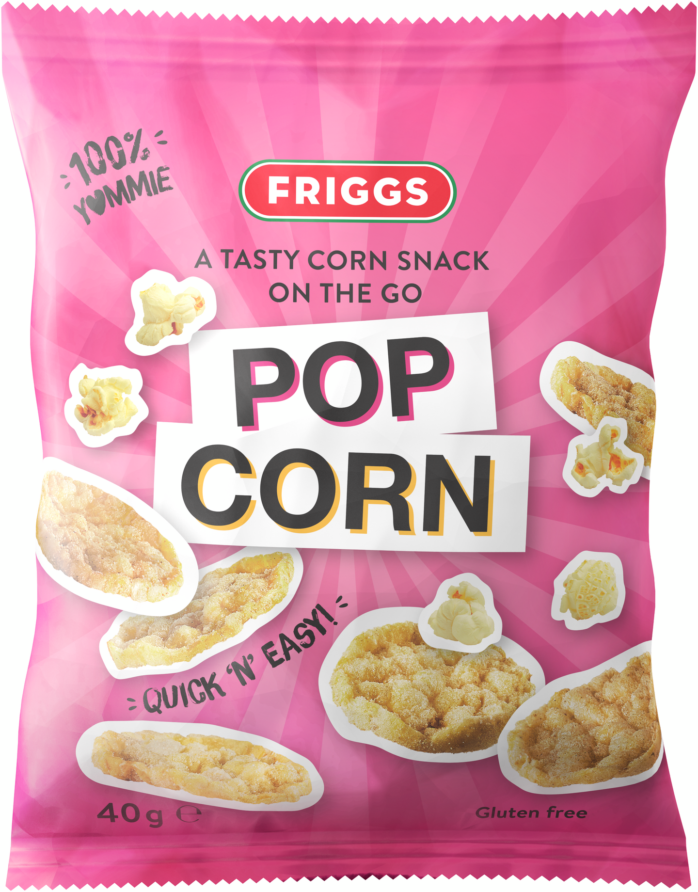Friggs Maissisnack Popcorn 40 g