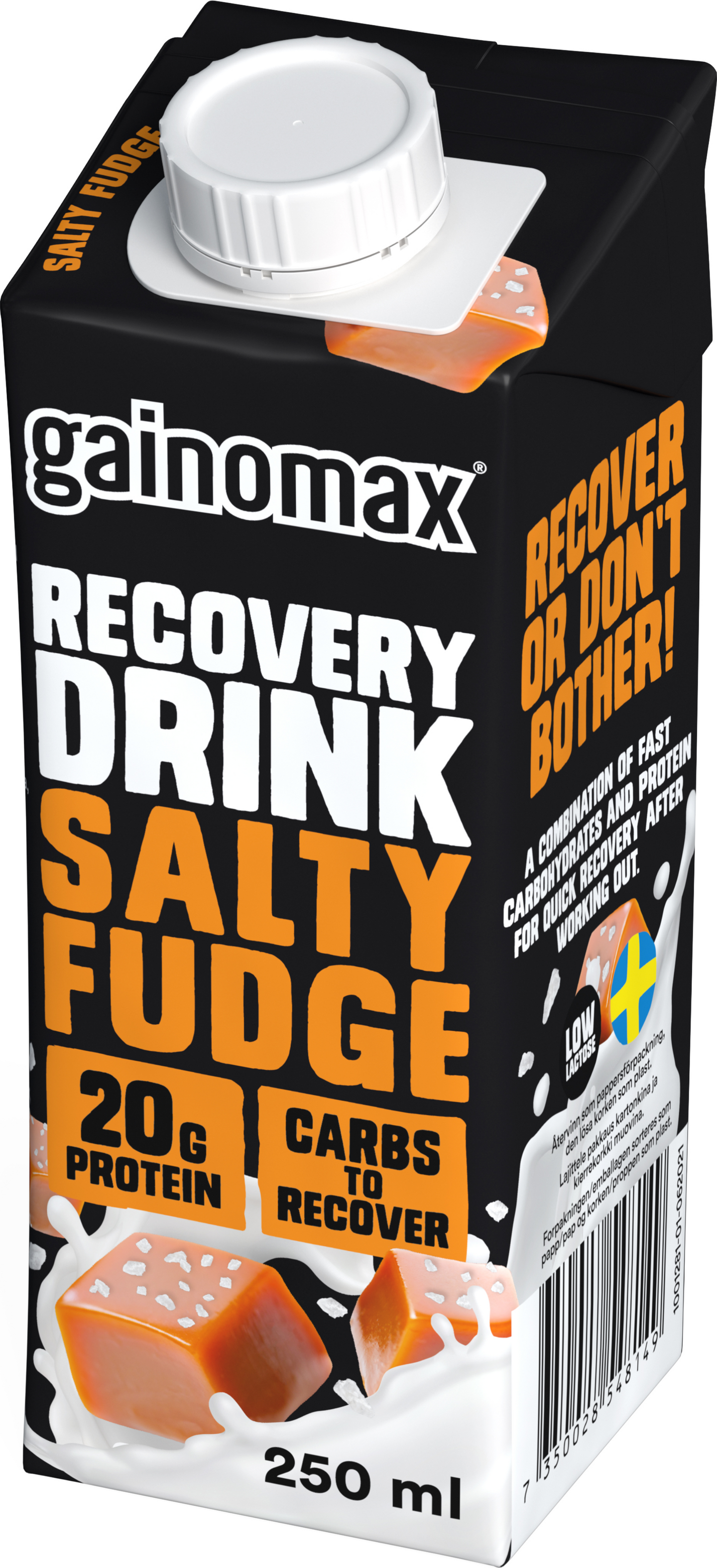 Gainomax Salty Fudge palautusjuoma 250ml