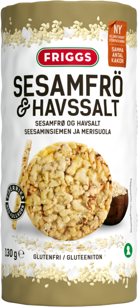 Friggs maissikakku 130g seesamisiemen merisuola gluteeniton