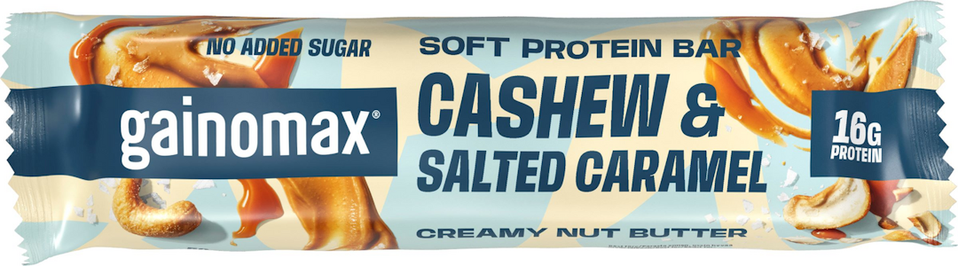 Gainomax Proteiinipatukka Cashew & Suolainen kinuski 50g