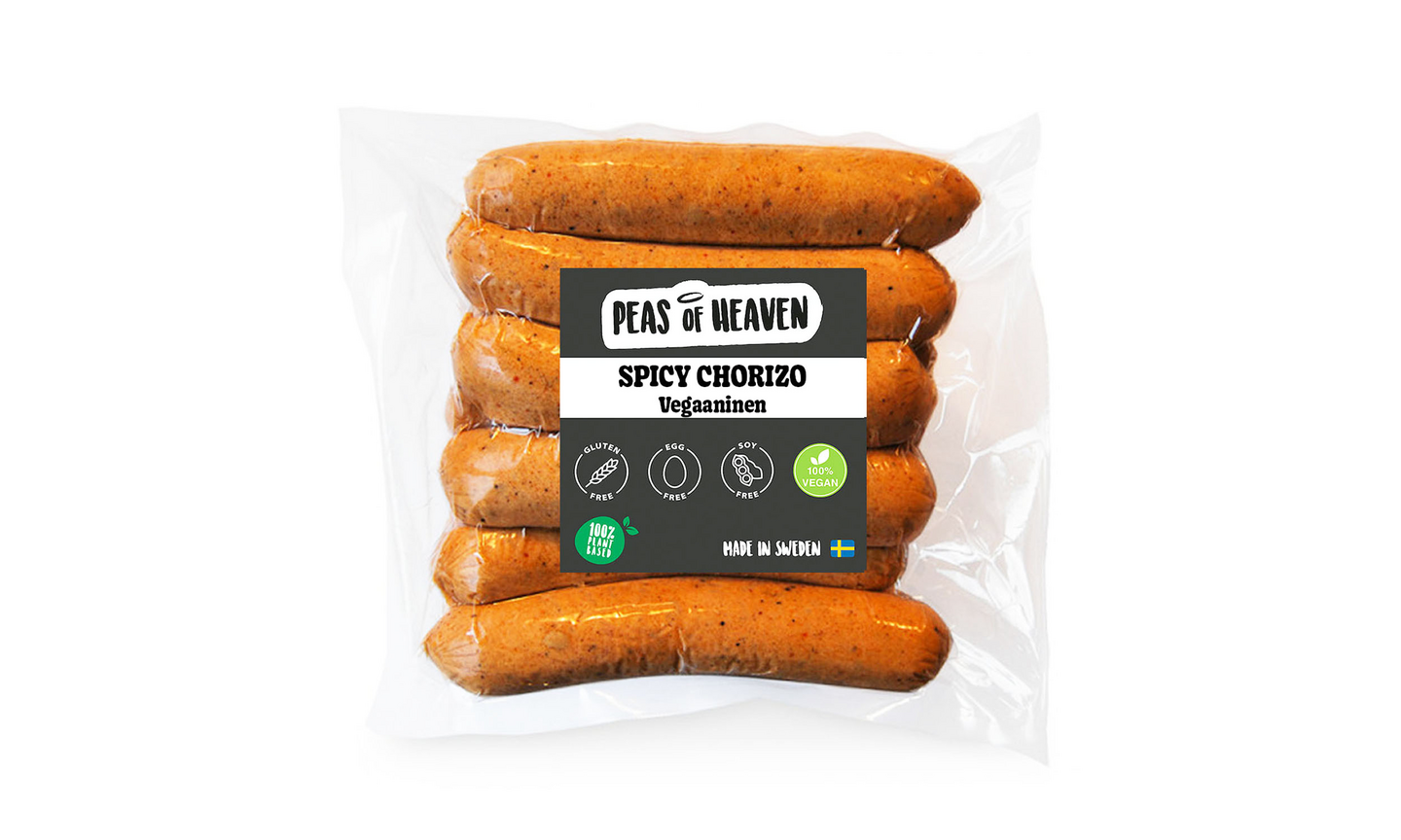 Peas of Heaven herneproteiini spicy chorizo vegaaninen 7x80g pakaste