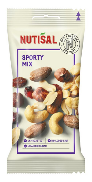 Nutisal Sporty Mix pähkinäsekoitus 60g