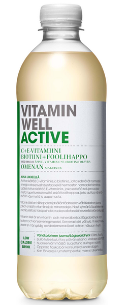 Vitamin Well Active hyvinvointijuoma 0,5l
