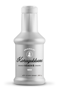 Korvgubbens sinappi 280g makea väkevä