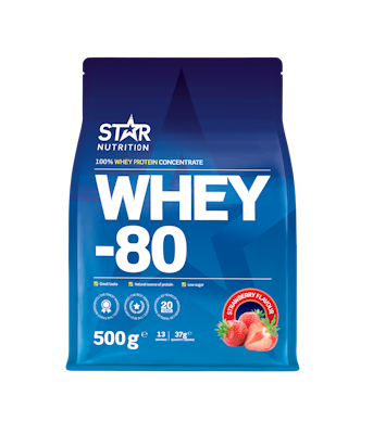 StarNutrition Whey80 protjau mansik 500g