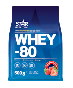 StarNutrition Whey80 protjau mansik 500g