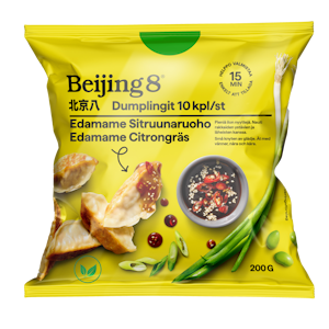 Beijing8 Dumplingit Edamame Sitruunaruoho 200g pakaste