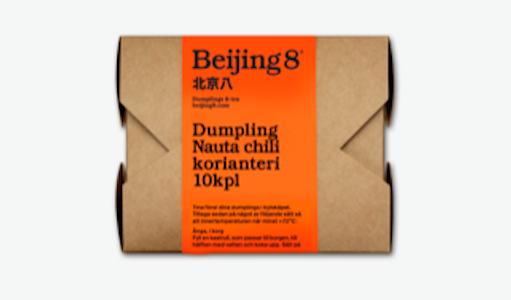 Beijing8 Dumpling nauta-korianteri 10kpl/180g pakaste