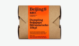 Beijing8 Dumpling soijapapu-sitruunaruoho 10kpl/180g pakaste