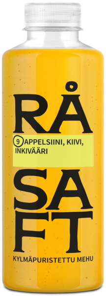 Råsaft kylmäpuristettu mehu appelsiini-kiivi-inkivääri 700ml