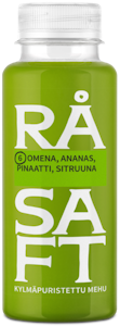 Råsaft kylmäpuristettu mehu omena-ananas-inaatti-sitruuna 250ml