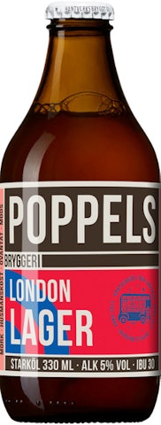 Poppels London Lager olut 5% 0,33l