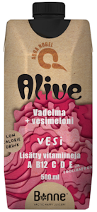 Bonne Alive Vitamiinivesi Vadelma Vesimeloni 0,5l VARTTILAVA