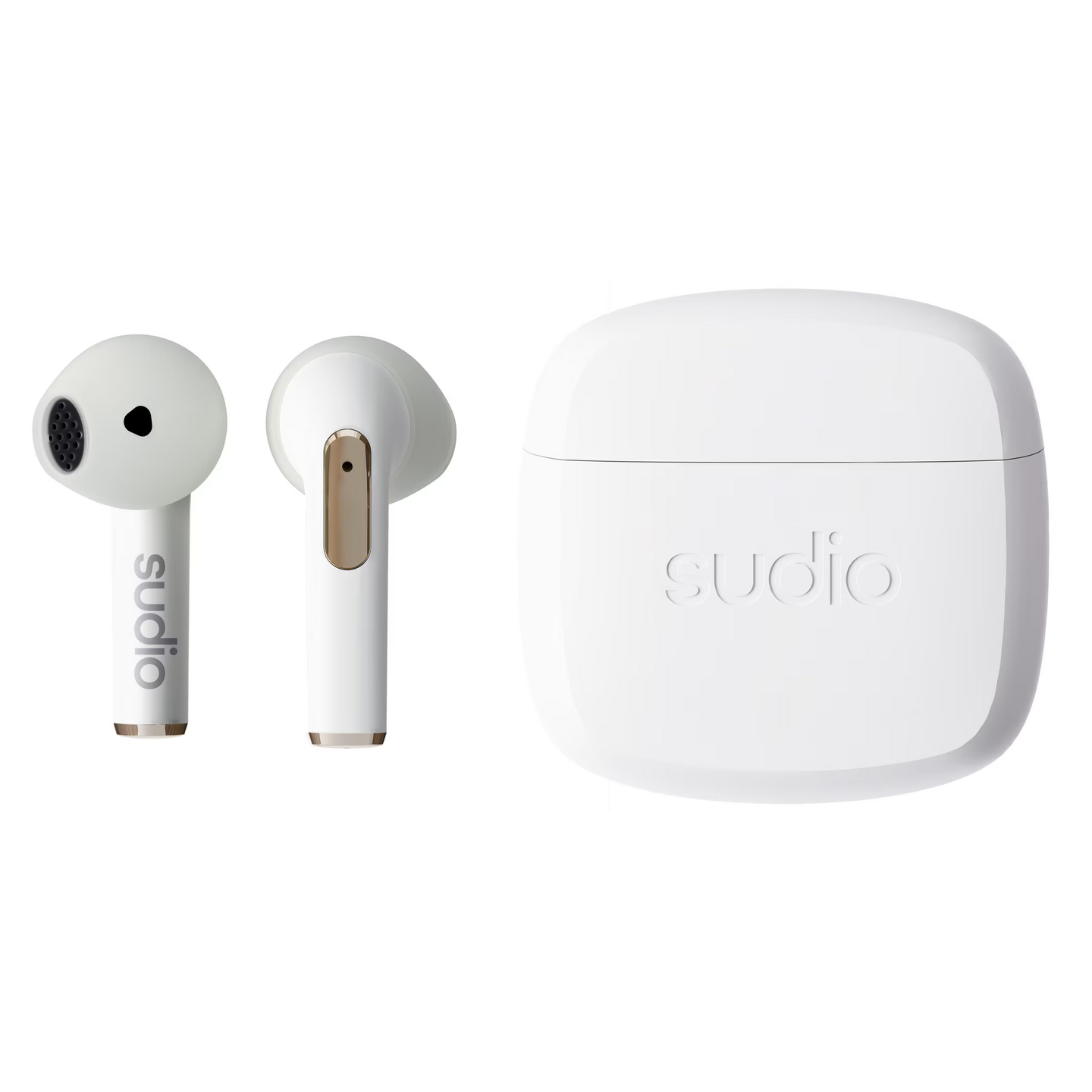 Sudio N2 -langattomat nappikuulokkeet, valkoinen