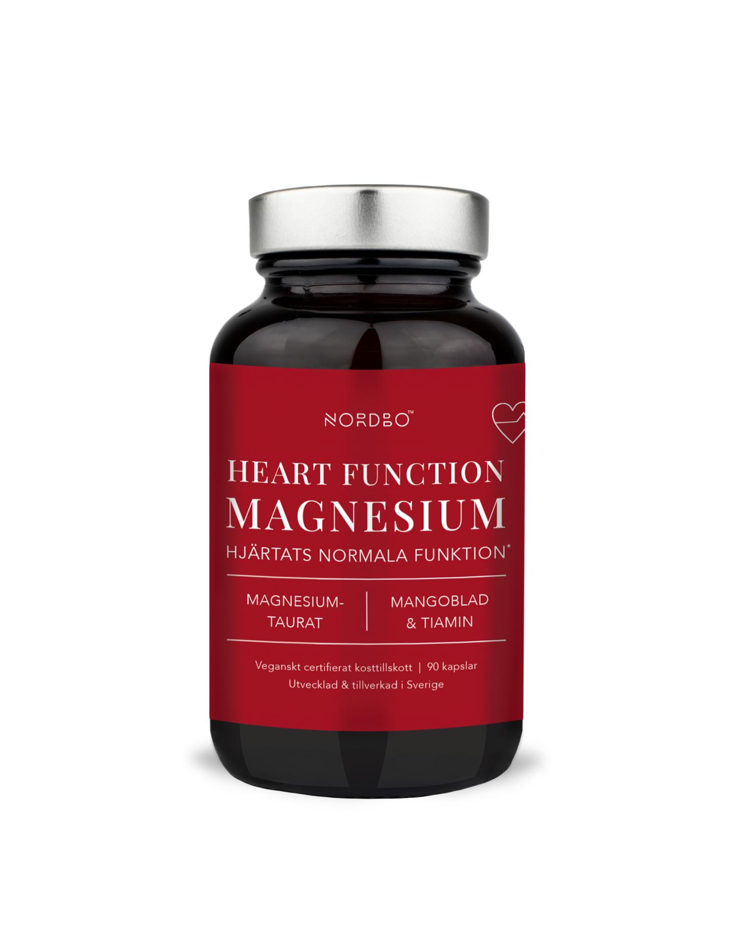 Nordbo Heart Function Magnesium 90 kaps