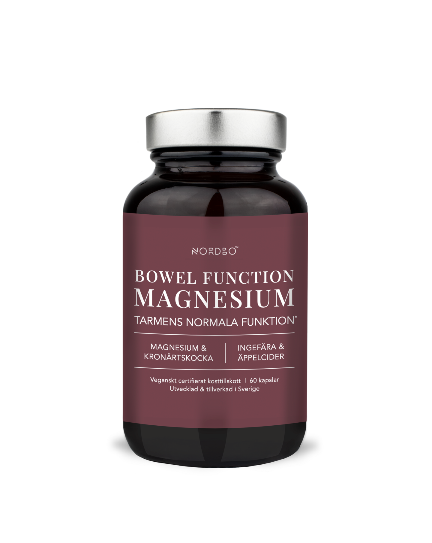 Nordbo Bowel Function Magnesium 60 kaps