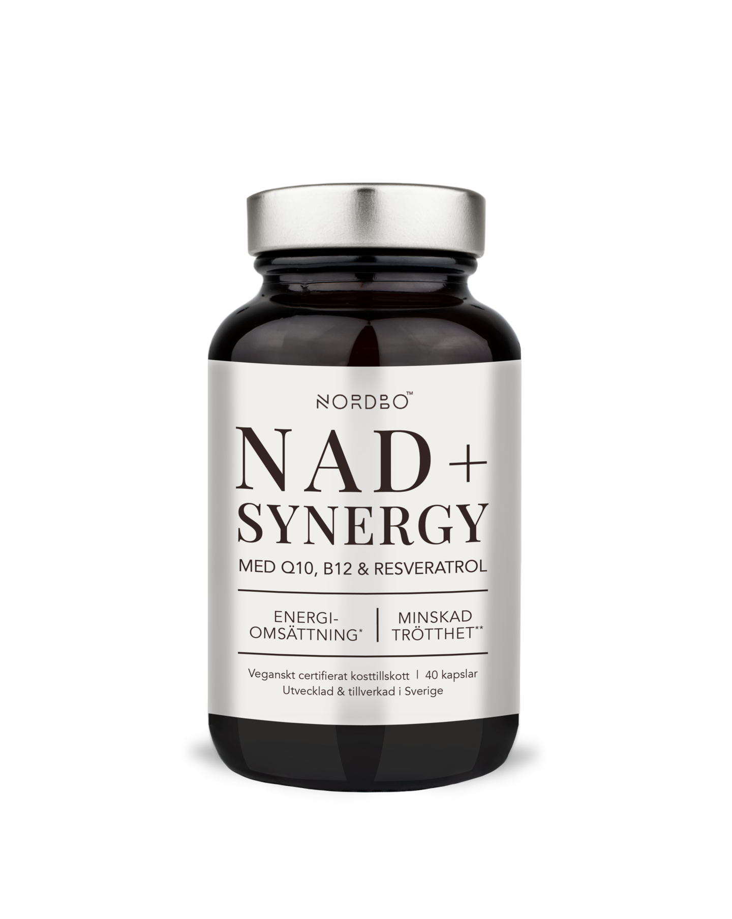 Nordbo NAD+ Synergy 40 kaps