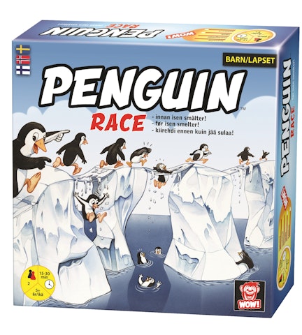 Wow Penguin Race lautapeli 5+