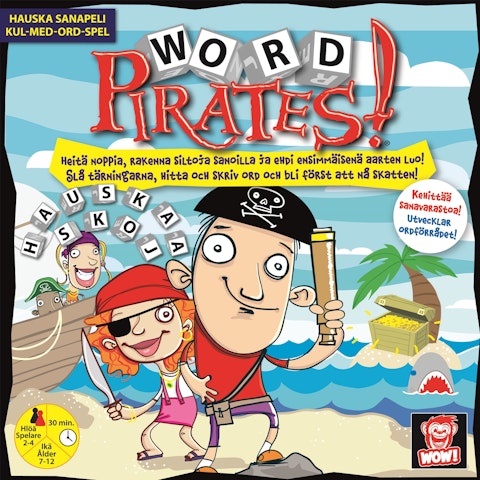 WOW Word Pirates peli 7+