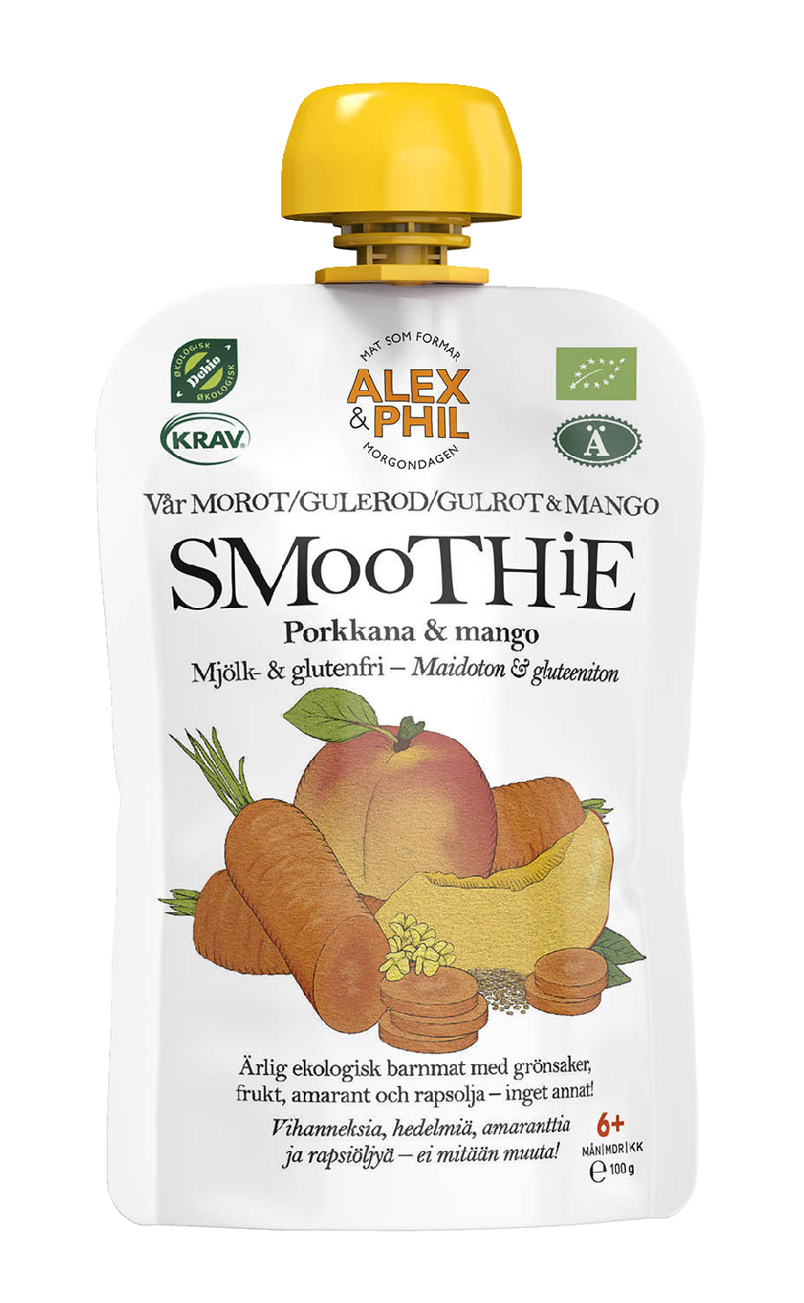 Alex & Phil Luomu Smoothie porkkana & mango 6kk +