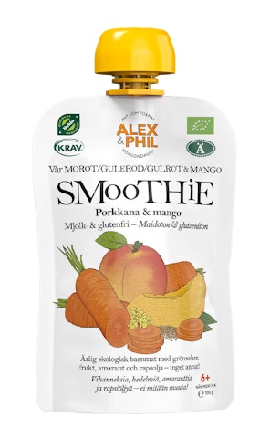 Alex & Phil Luomu Smoothie porkkana & mango 6kk +