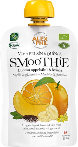 Alex Phil Luomu Smoothie appelsiini kvinoa 100g alkaen 6 kk