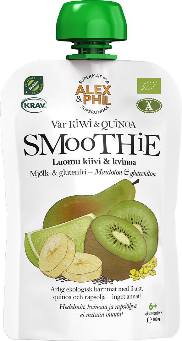 Alex Phil Luomu Smoothie kiivi kvinoa 100g alkaen 6 kk