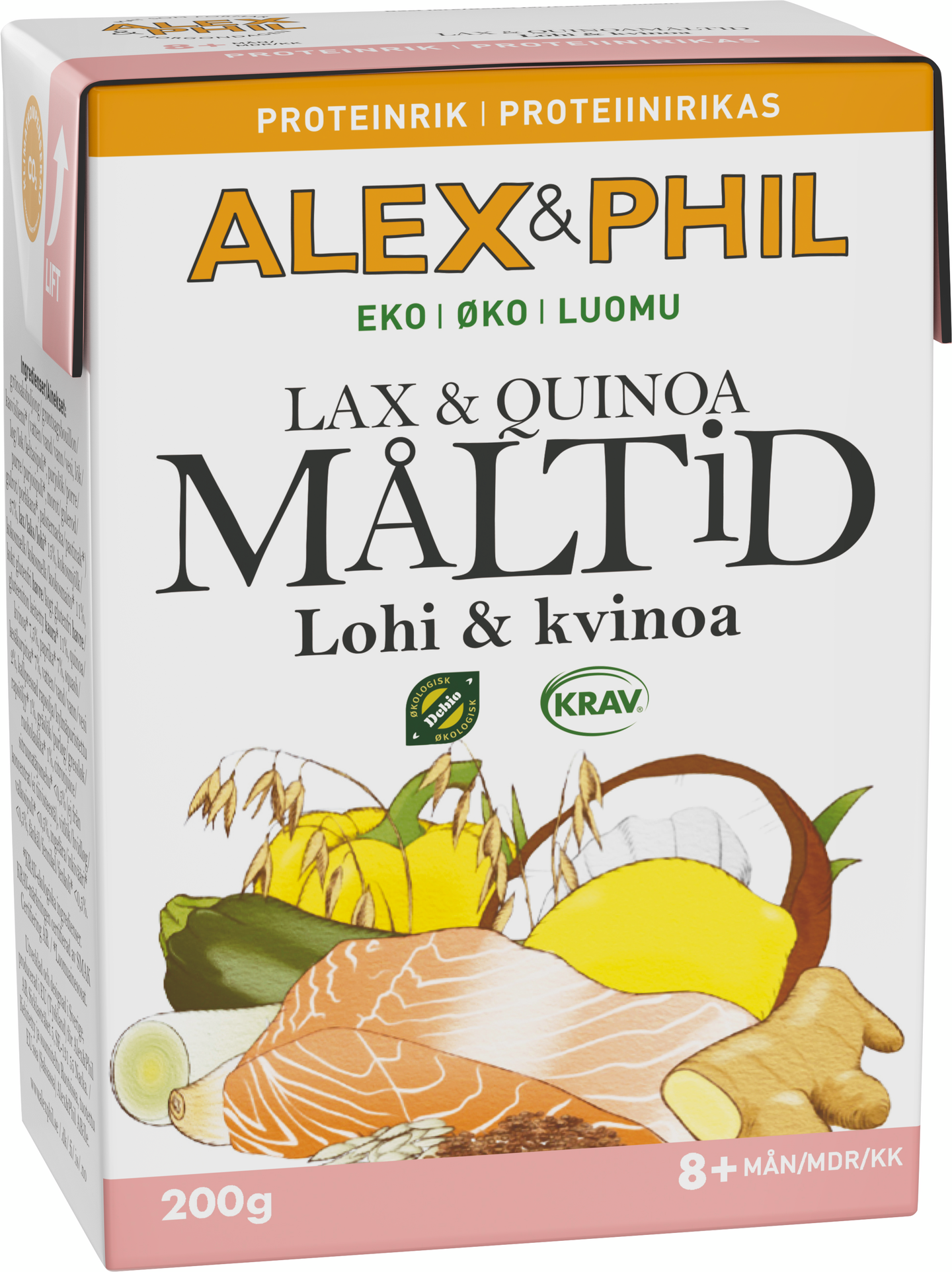 Alex & Phil Luomu Lohi & kvinoa ateria 200g 8kk