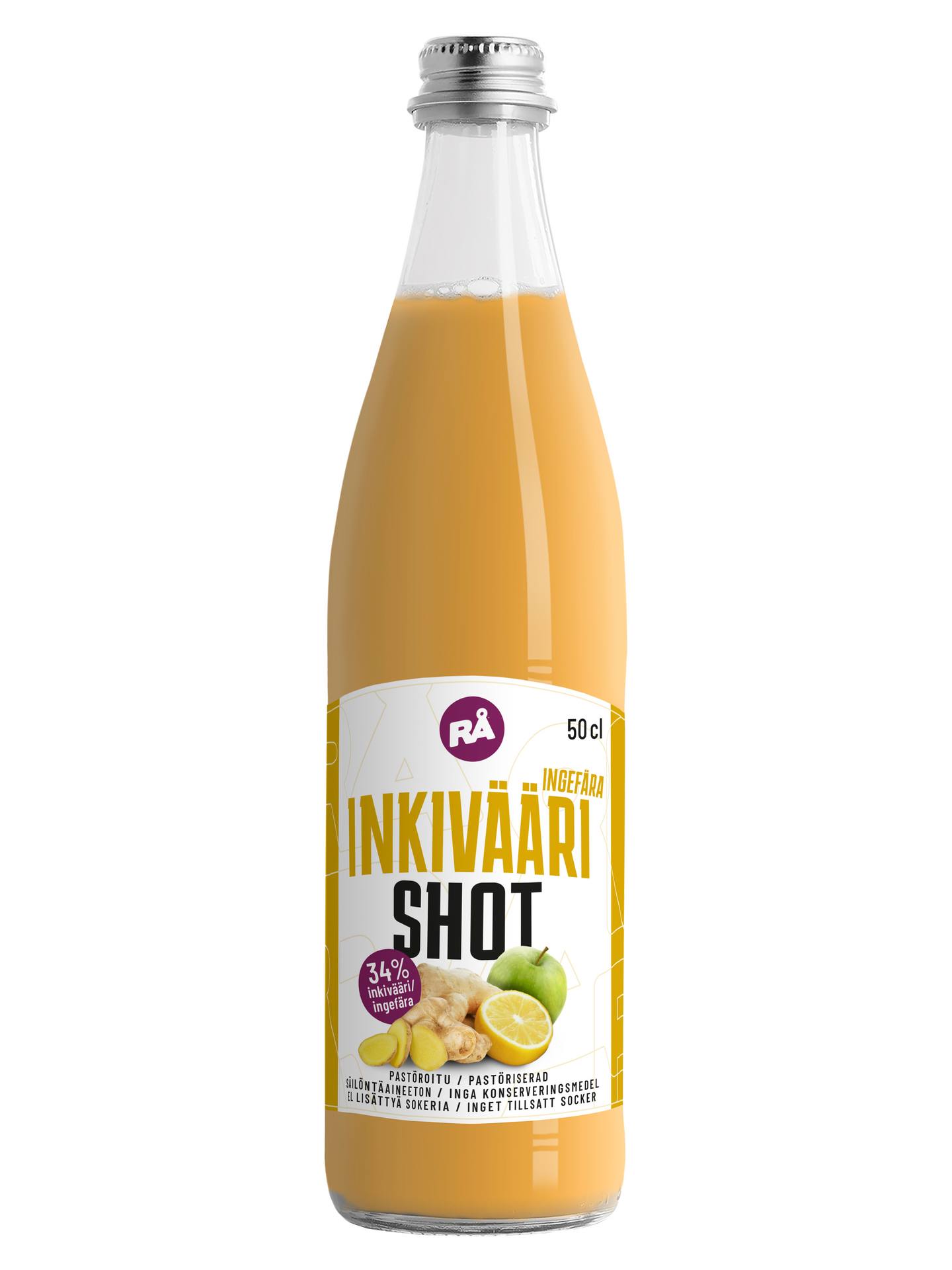 RÅ Inkivääri shot 0,5l