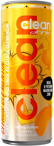 Clean drink sitrus-klementiini hiilihapotettu juoma 0,33l