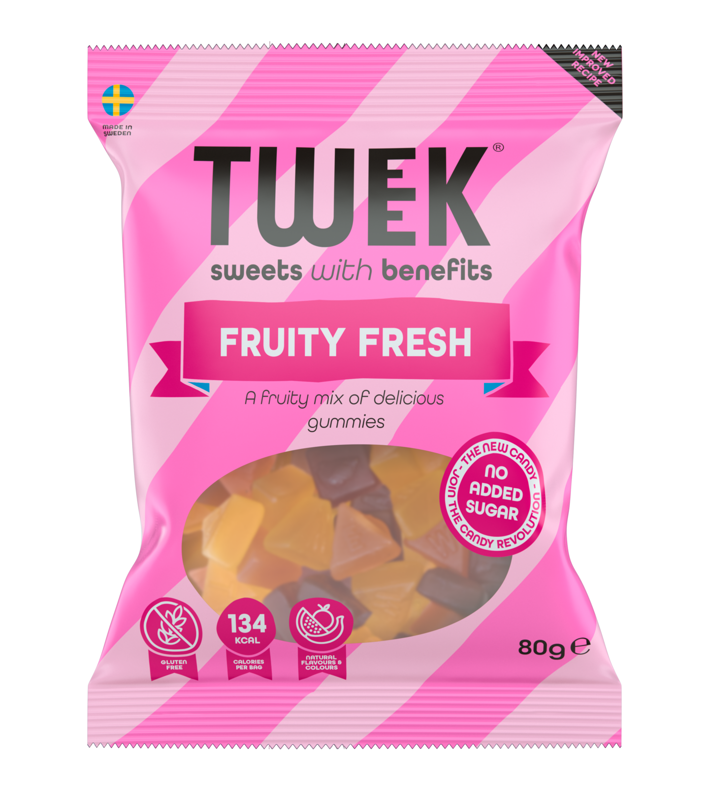 Tweek Fruity Fresh 80g hedelmäkaramelli