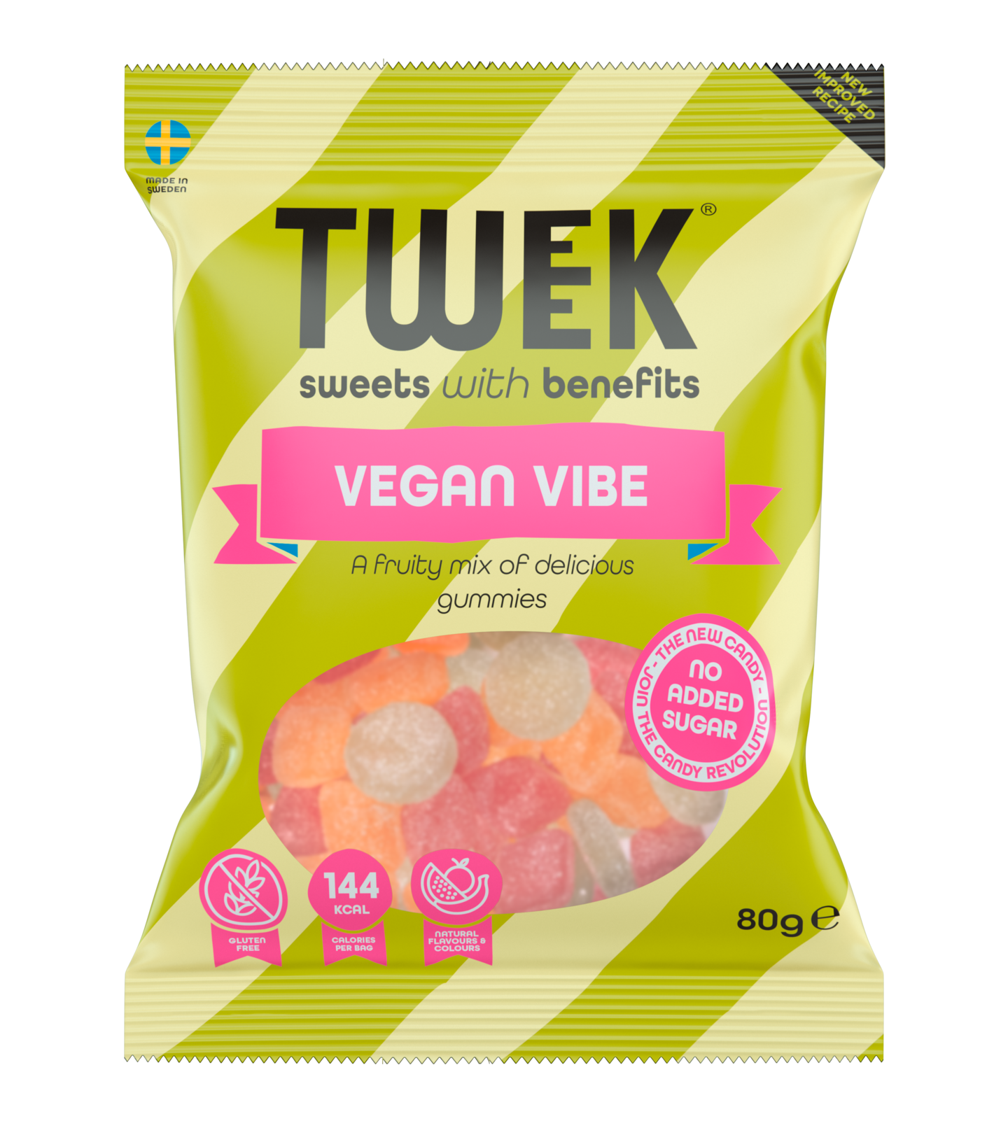 Tweek Vegan Vibe Hedelmäkaramelli 80g