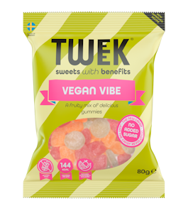 Tweek Vegan Vibe Hedelmäkaramelli 80g