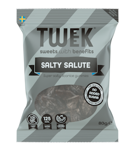 Tweek Salty Salute lakritsikaramelli makeispussi 80g