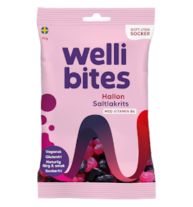 Wellibites Vadelma&Lakritsi 70g