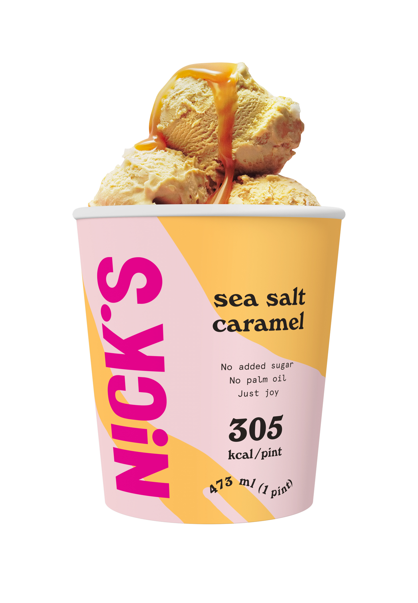 Nick's jäätelö 473 ml Sea Salt Caramel