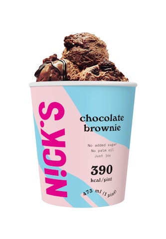 Nick's jäätelö 473 ml Chocolate Brownie