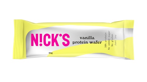 Nicks Protein wafer vanilla gluteeniton proteiinivohvelipatukka 40 g