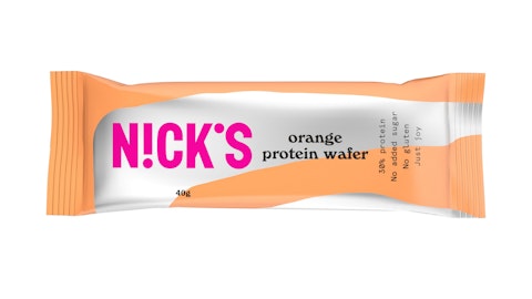 Nicks Protein wafer orange gluteeniton proteiinivohvelipatukka 40 g