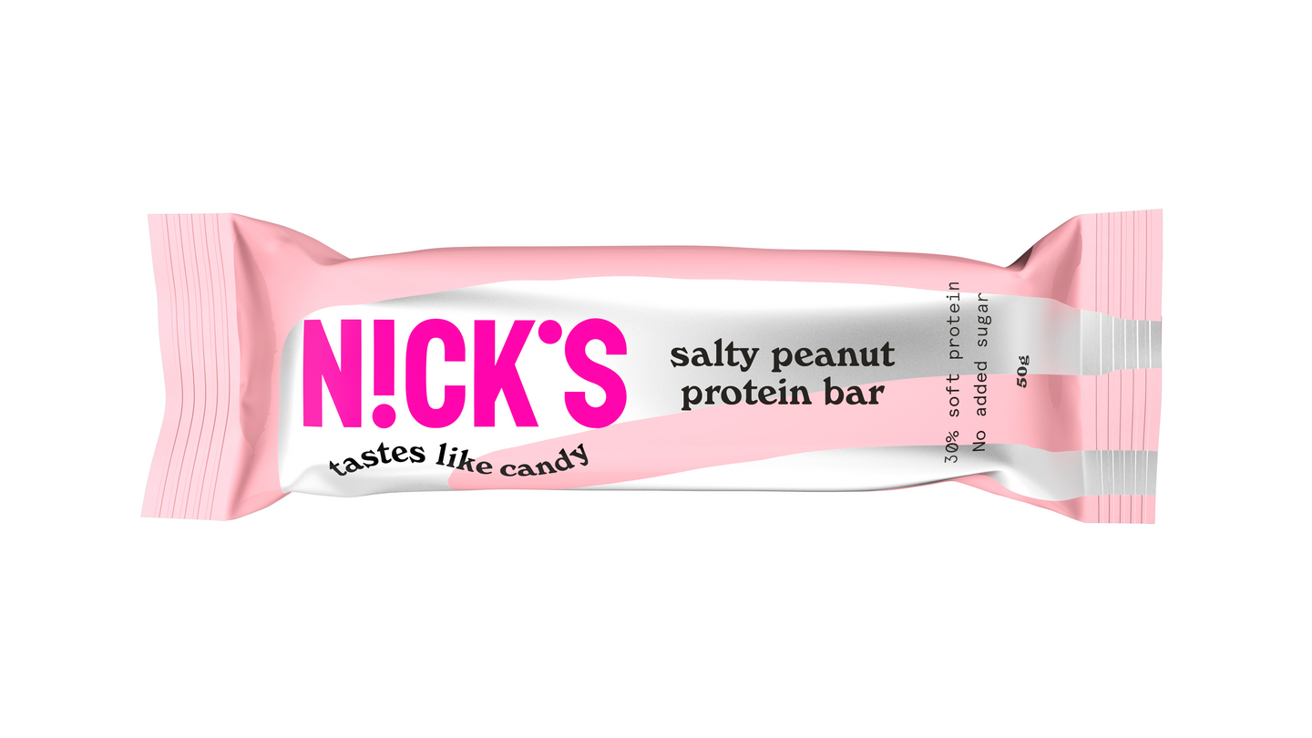 Nick's proteiinipatukka 50g Salty peanut