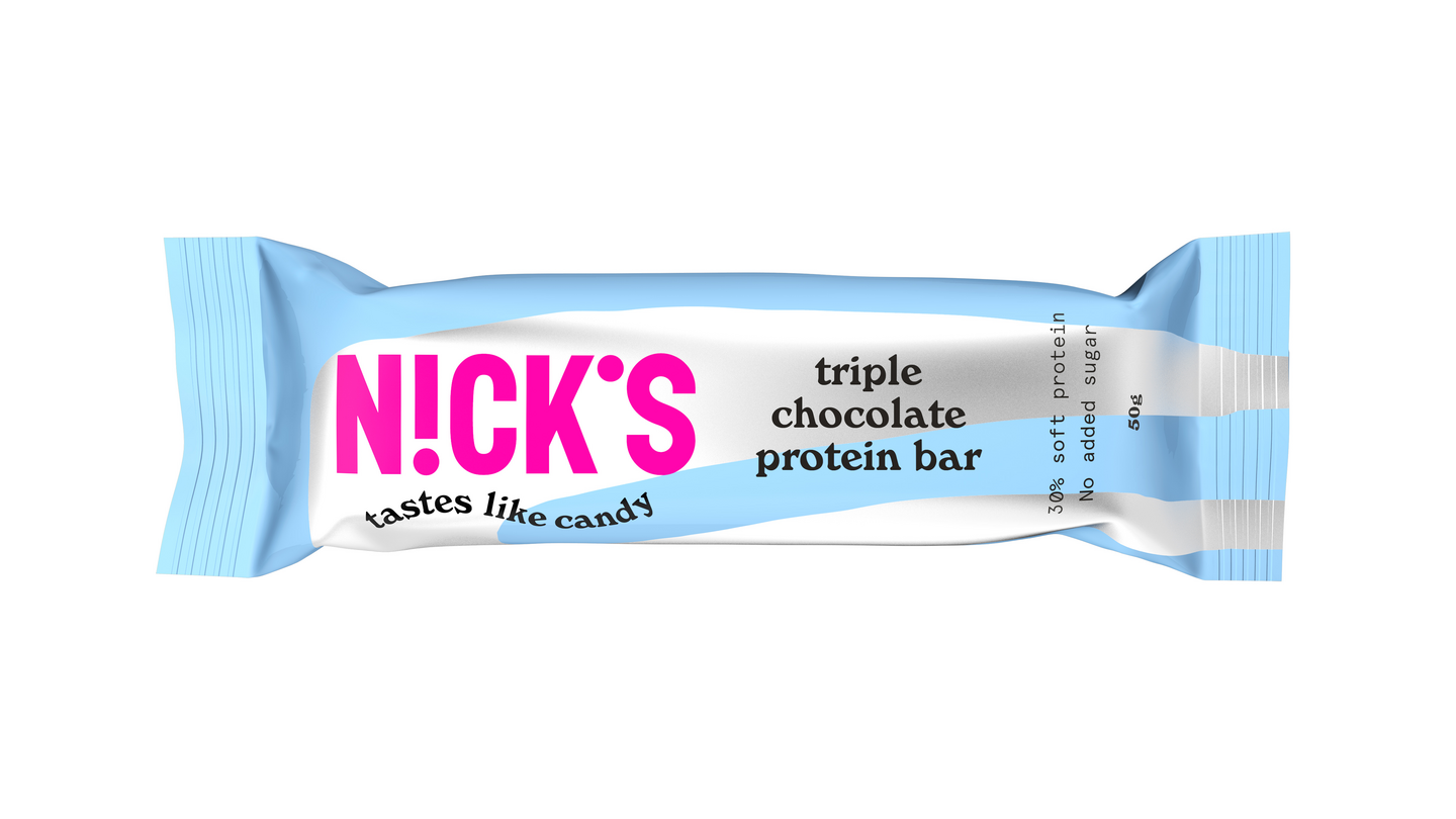 Nick's proteiinipatukka 50g Triple choco