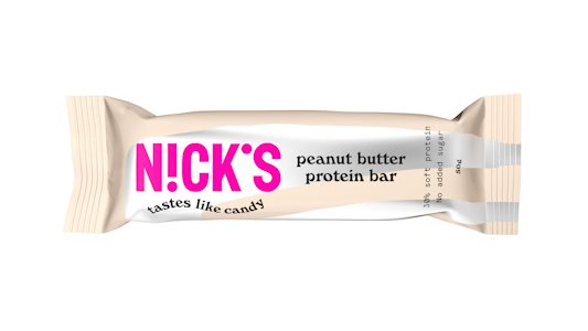 Nick's proteiinipatukka 50g Peanut butter